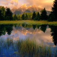 tetons schwabachers sunrise